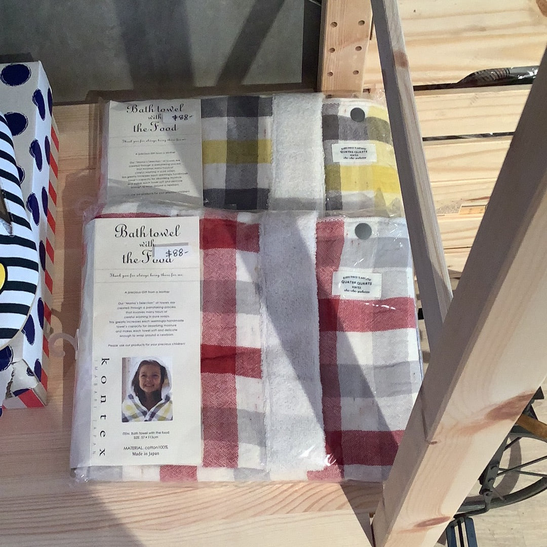Kontex collection (face cloth/cotton bath robe/bath towel)