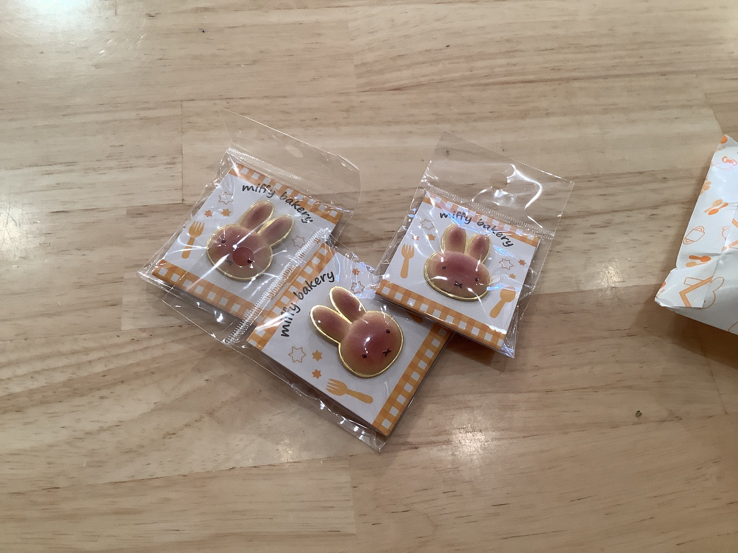 Miffy bakery bread pin